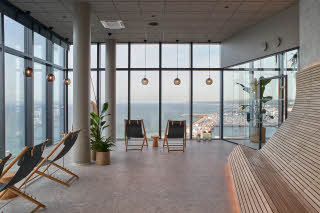 relax area at scandic oceanhamnen in helsingborg