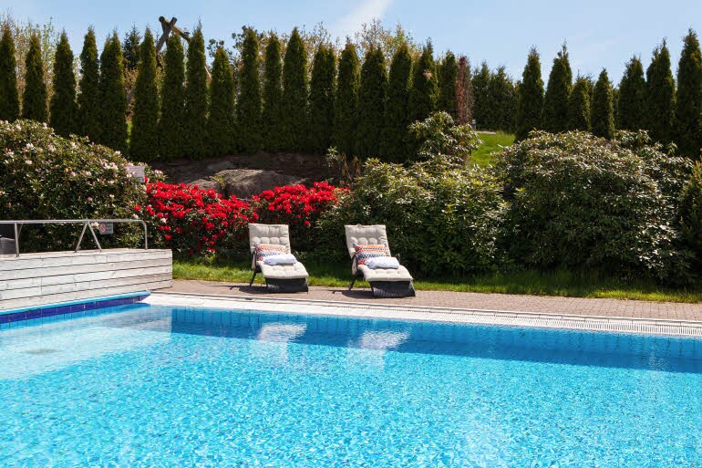 Outdoor Pool Sunbeds Scandic Sorlandet Kristiansand