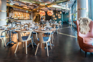 Restaurant of Scandic Simonkenttä in Helsinki