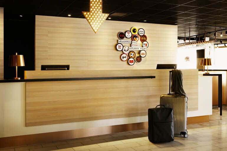 Reception hotel Scandic Upplands Vasby