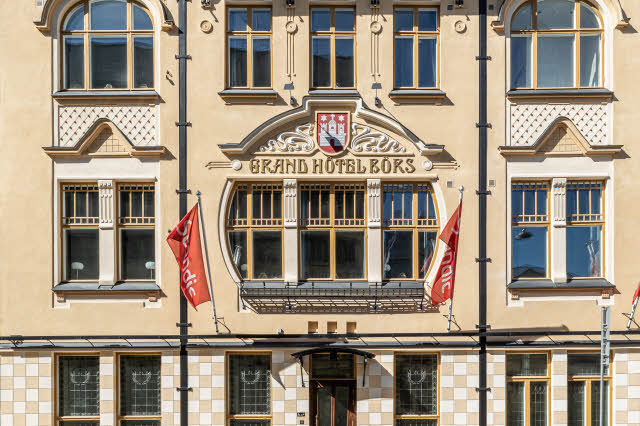 facade of grand börs meeting centre scandic hamburger bors in turku