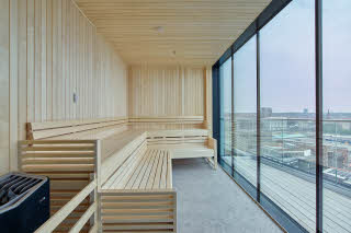 Sauna at hotel Scandic Oceanhamnen