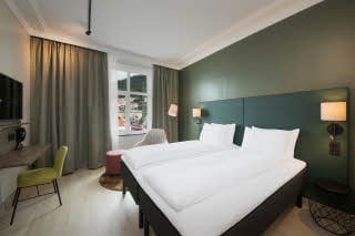Bed in Room Superior King Scandic Torget Bergen