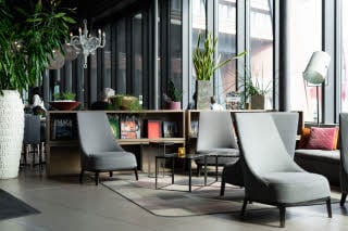 lobby at scandic ishavshotel in tromso