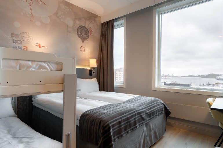 family four room at scandic byporten in oslo norway