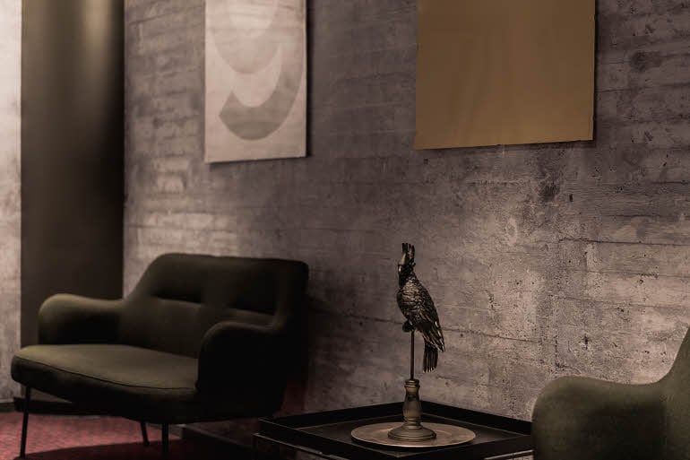 Lobby detail hotel Scandic Plaza Boras