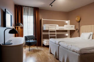 family room at scandic visby in sweden