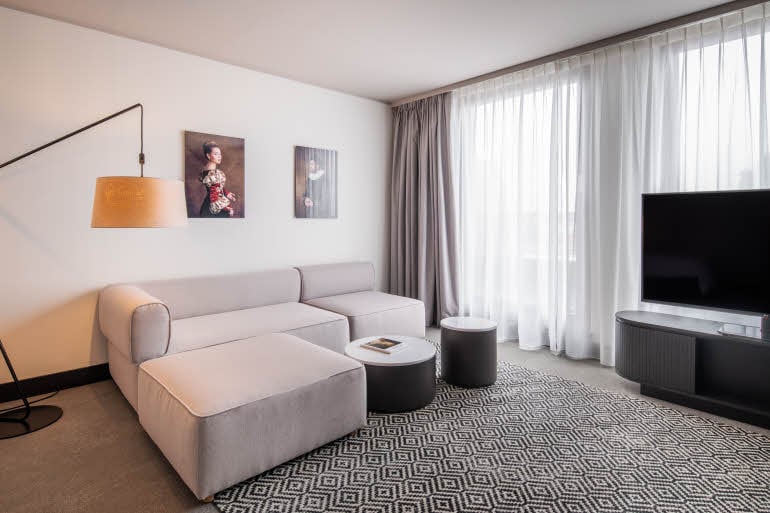 Junior Suite at Scandic Nürnberg Central