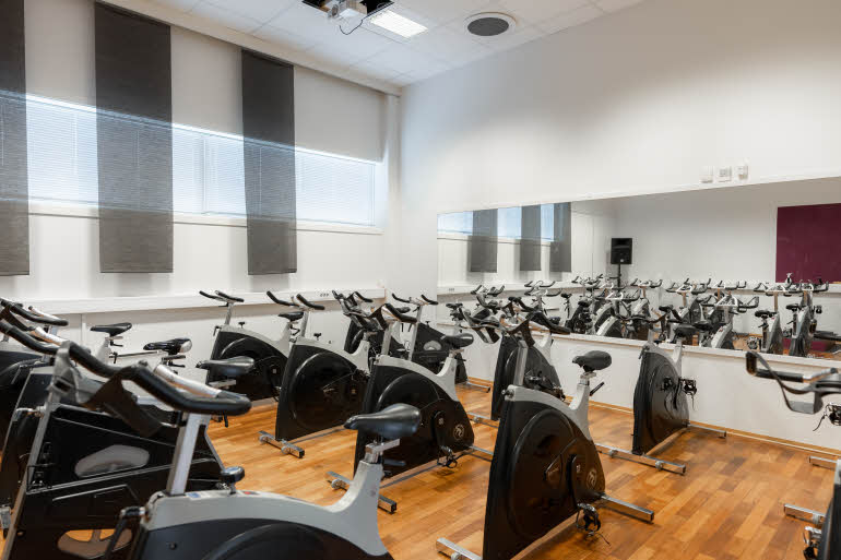 gym at scandic valdres in fagernes