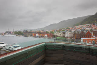 Master Suite view from balcony Scandic Torget Bergen