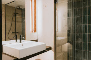 The Dock bathroom