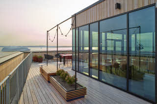 terrace at scandic oceanhamnen