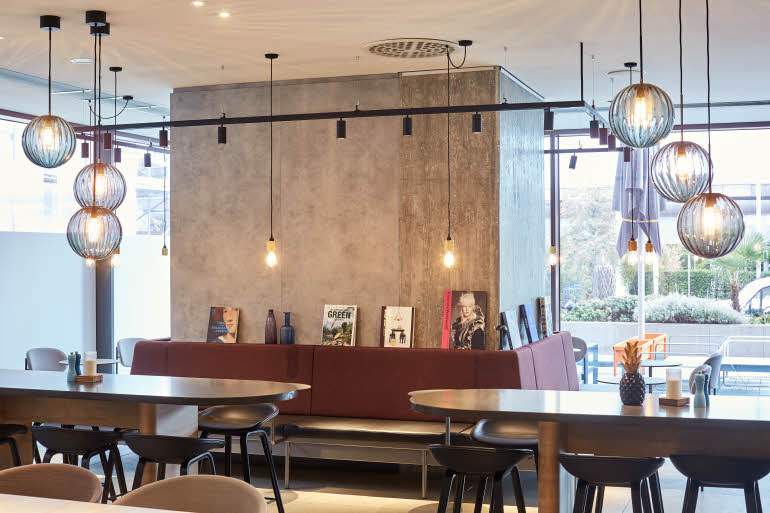restaurant at scandic frankfurt museumsufer in germany