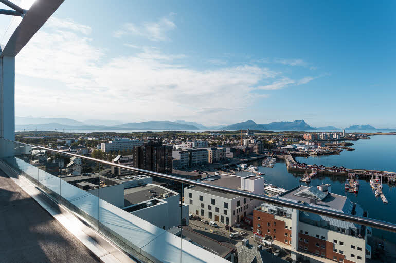Scandic Havet, Bodo, roof top view