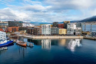 exterior at the dock 6939 by scandic in tromso