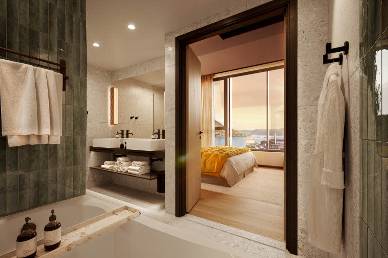 The Maud suite at The Dock
