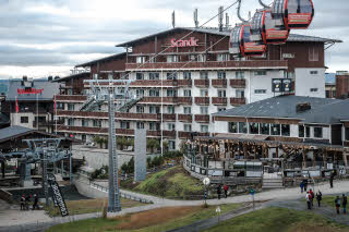exterior scandic rukahovi autumn fall hotel ruka kuusamo rukatunturi finland