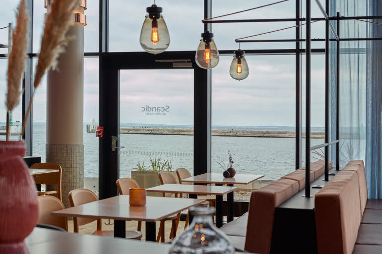 Interior detail at hotel Scandic Oceanhamnen