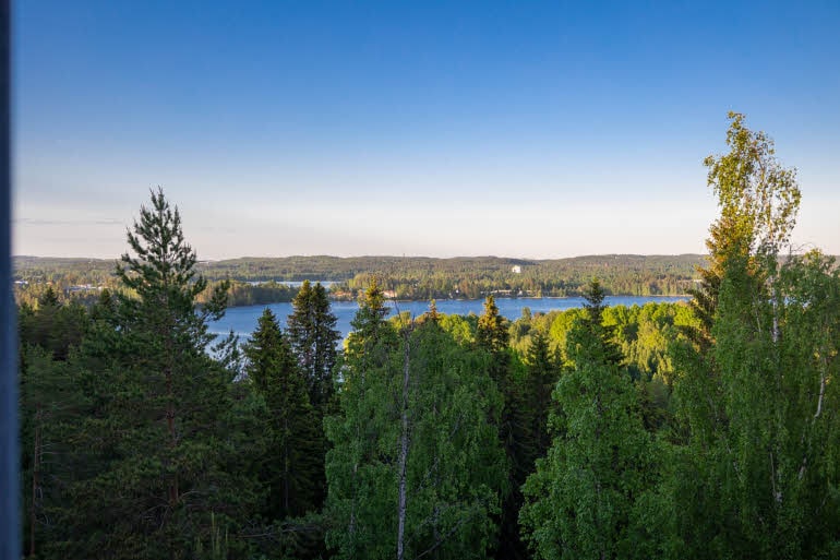view from scandic laajavuori jyväskylä finland