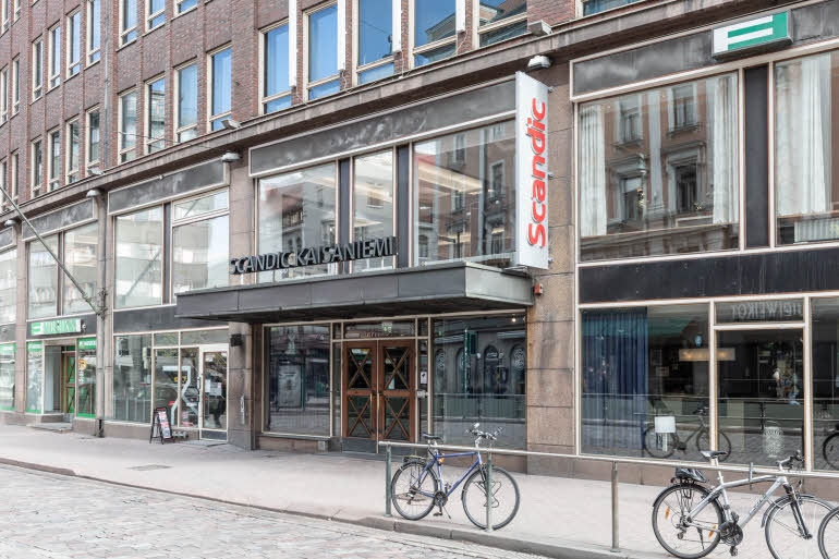 Facade hotel Scandic Kaisaniemi Helsinki