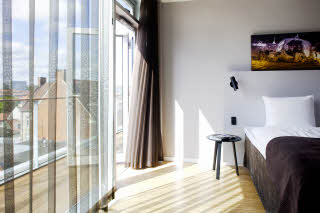 Scandic Aarhus City, suite, view, bed