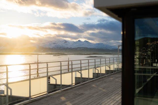 view from meeting room panorama at scandic molde