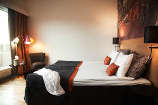 Superior room bed hotel Scandic Karlstad City
