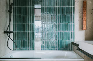 The Dock bathroom