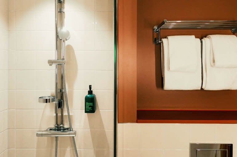 bathroom at scandic go st eriksgatan in stockholm