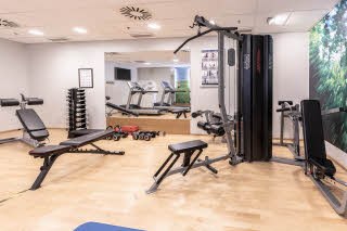 gym at scandic rosendahl in tampere finland