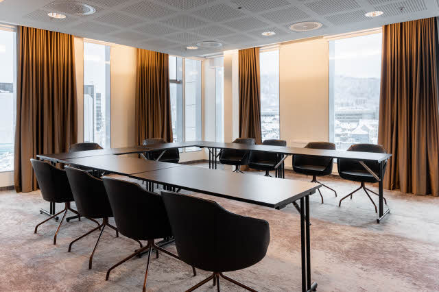 meeting room at scandic ornen in bergen