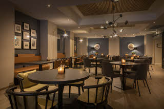 breakfast area of scandic oslo city in norway