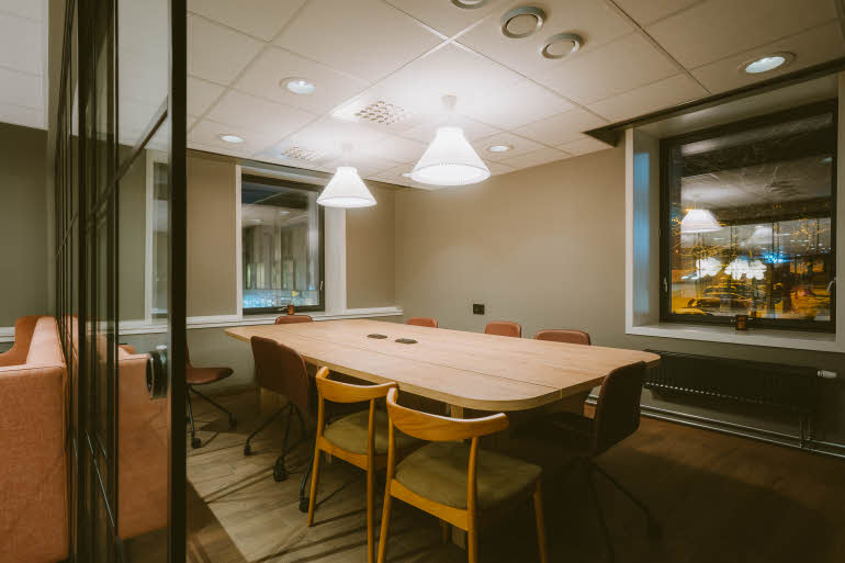 meeting room at scandic grand tromso in norway