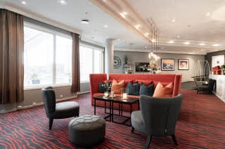 lobby at scandic kristiansund in norway