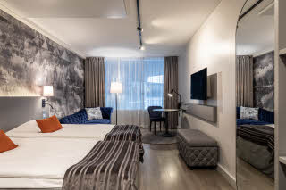 standard family four room at scandic rovaniemi city in finland