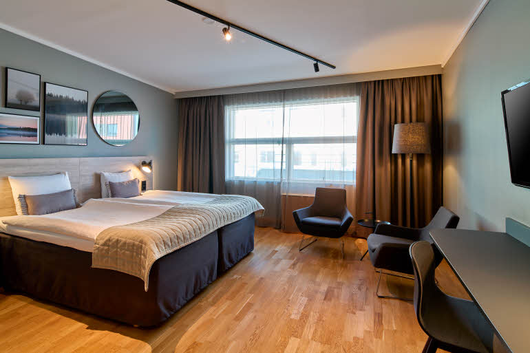 superior room at scandic molndal in gothenburg sweden