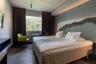 standard twin room at scandic rukahovi in rukatunturi finland