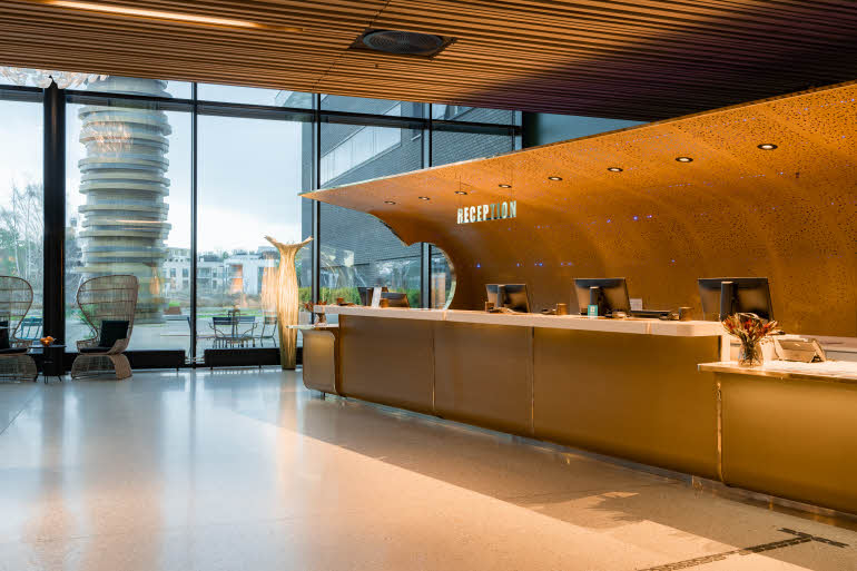 reception at scandic fornebu in oslo norway