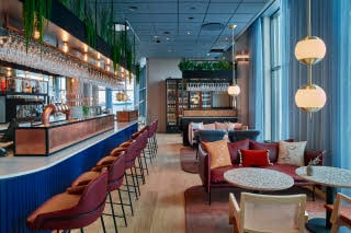 Bar at hotel Scandic Oceanhamnen