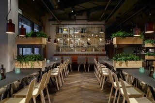 Restaurant tables Downtown Camper by Scandic in Stockholm
