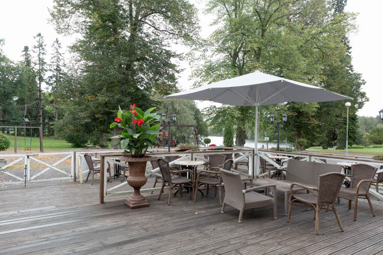 Summer cafe, terrace 