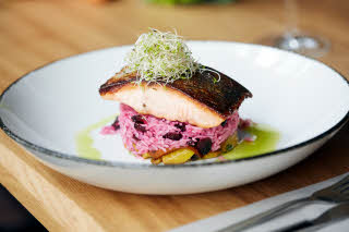 Food example salmon Scandic München Macherei