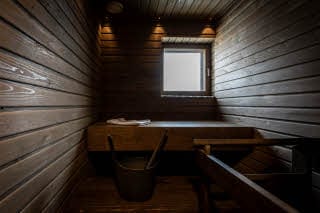 sauna in superior sauna room at scandic rovaniemi city in finland