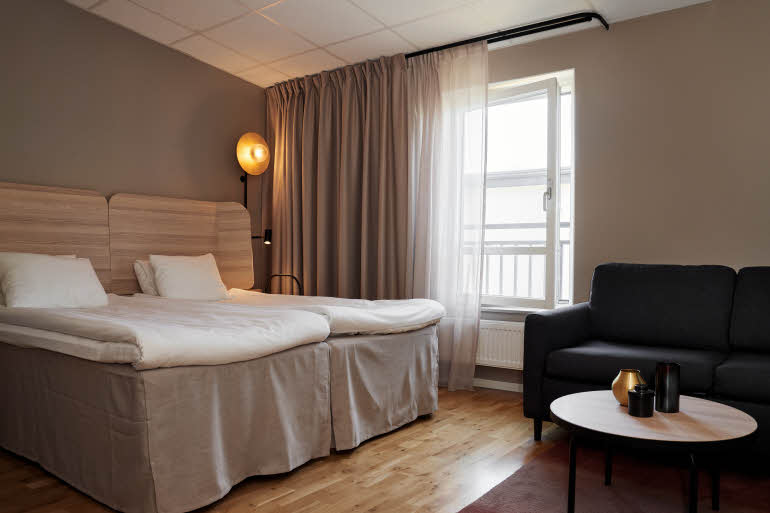 standard family room three at scandic visby in sweden