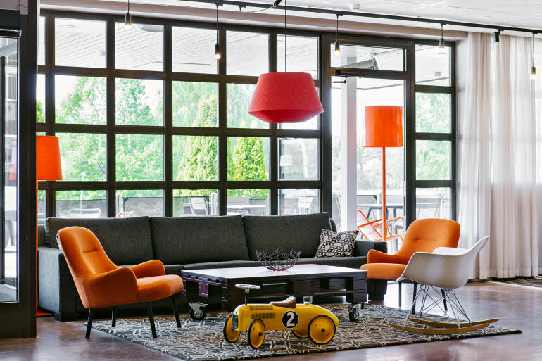 Lobby hotel Scandic Klaralven Karlstad