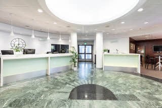 lobby of scandic patria in lappeenranta finland