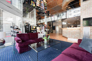 lobby at scandic city in fredrikstad norway