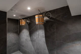bucket shower at scandic helsinki hub