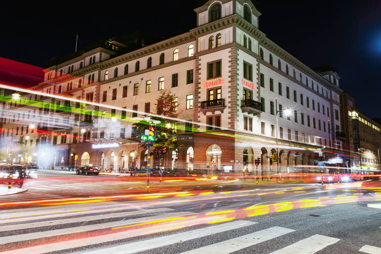 Exterior night time