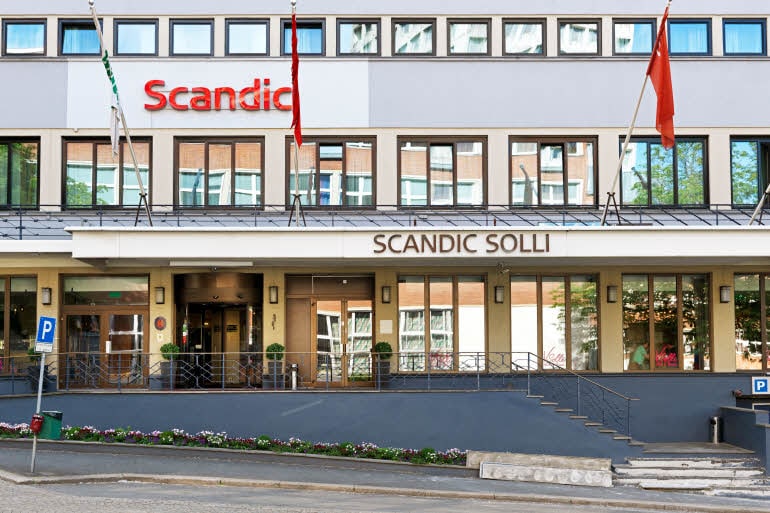 Entrance, Facade, Exterior Scandic Solli